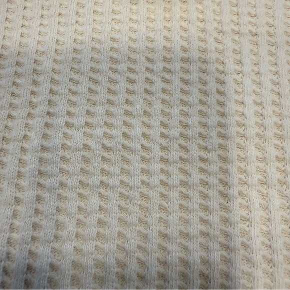 Free People Women’s Colt Top Waffle Knit Raw Hem Long Sleeves Sz M - Picture 13 of 15